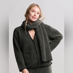 CozyChic® Blanket Stitch Cardigan